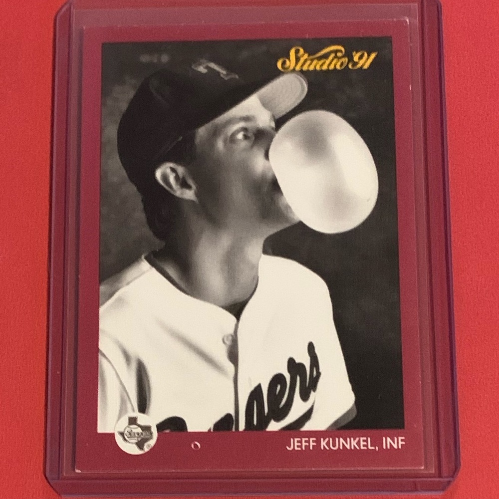 Jeff Kunkel #126 1991 Leaf Studio Baseball Trading Card